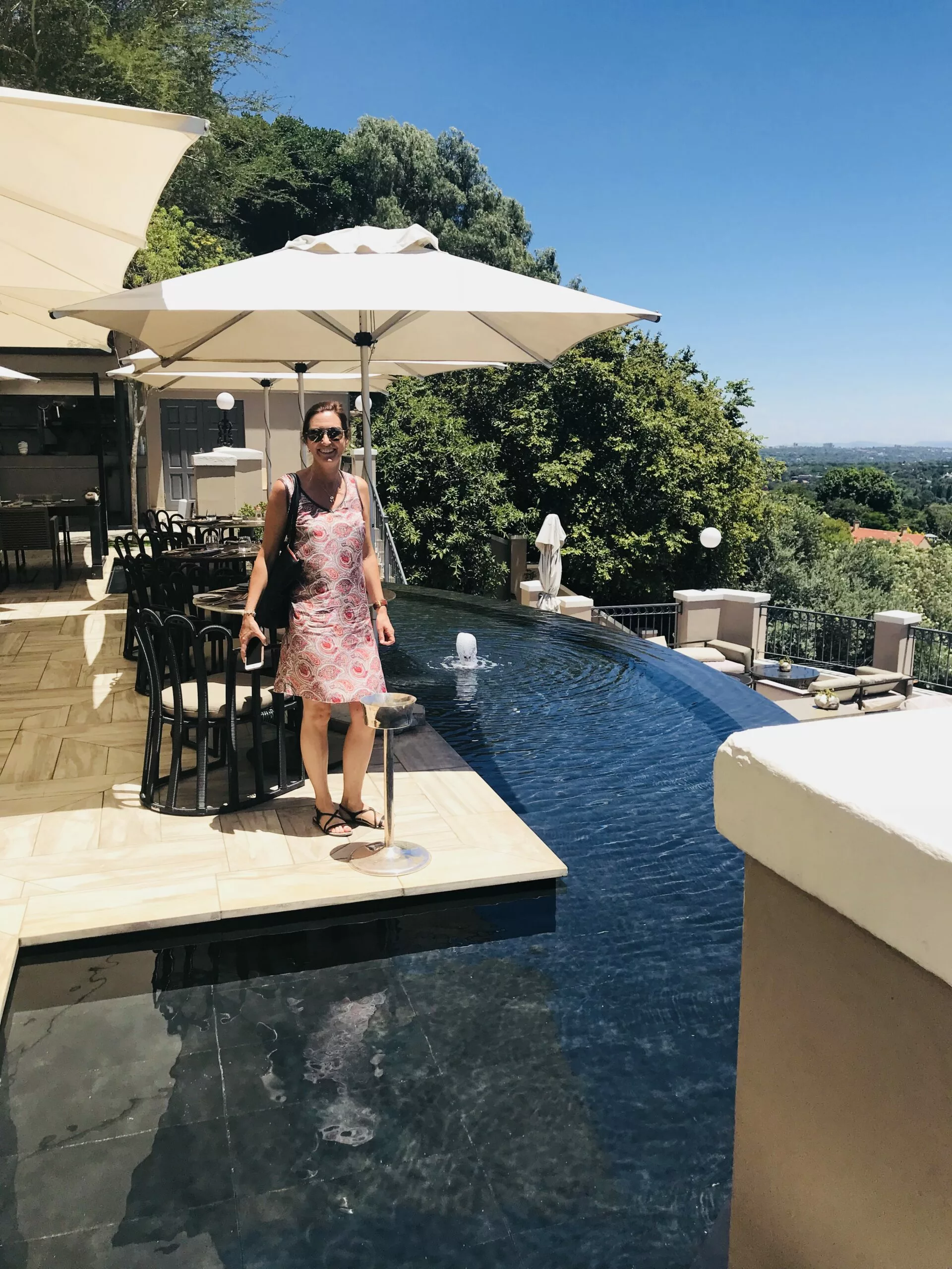 Petra at the Four Seasons Westcliff in Johannesburg showing the romatic ambiance