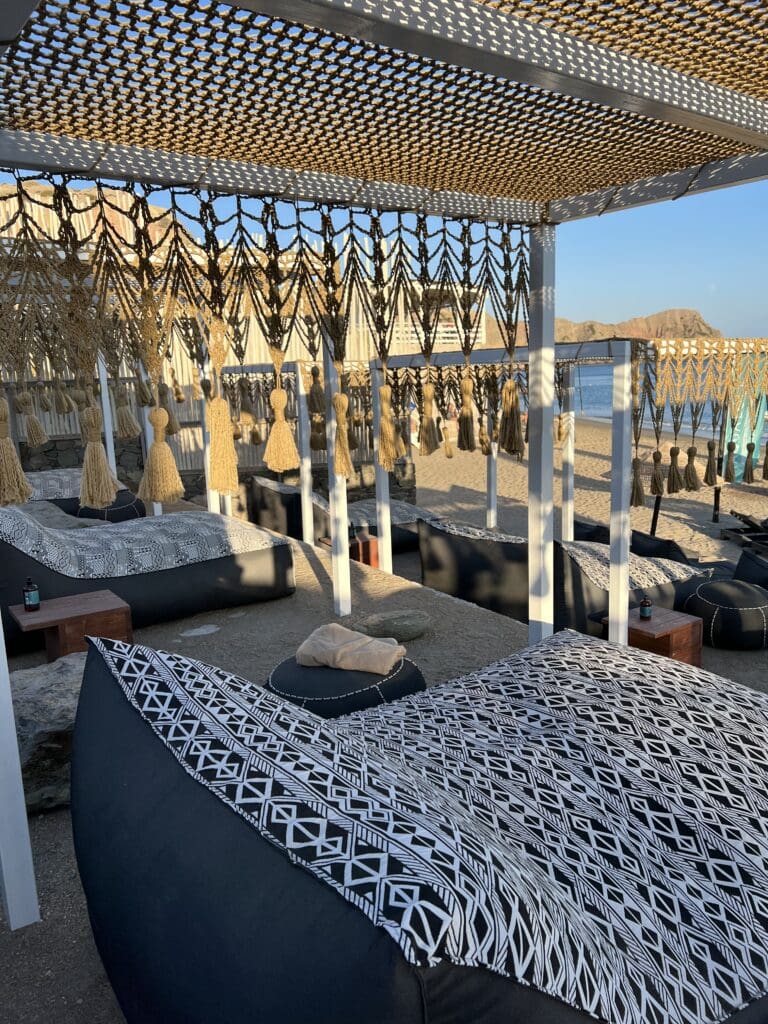 Views from Aqua Loca Beach Bar Milos