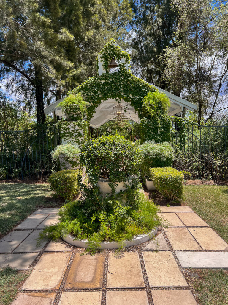 The exterior of the open air chapel at The Forum White Light in Johannesburg