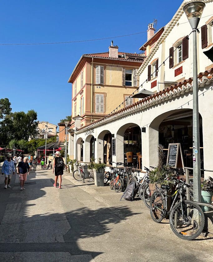 Main street on French island