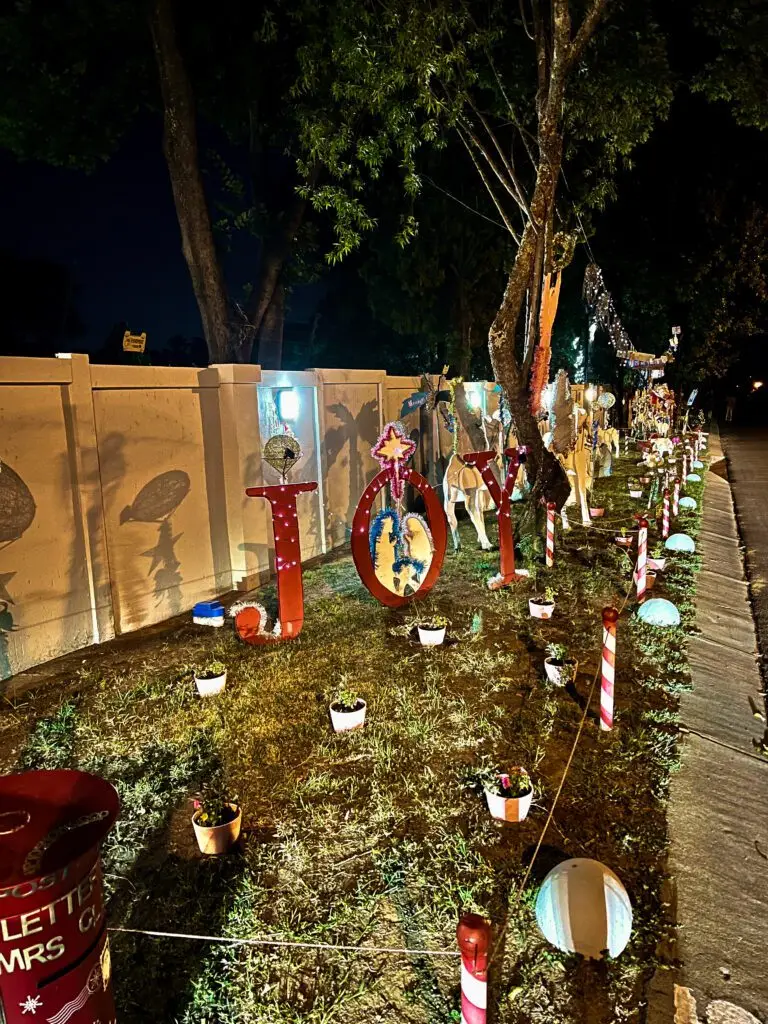 Decorated House by Mrs Claus at Moray avenue Bryanston