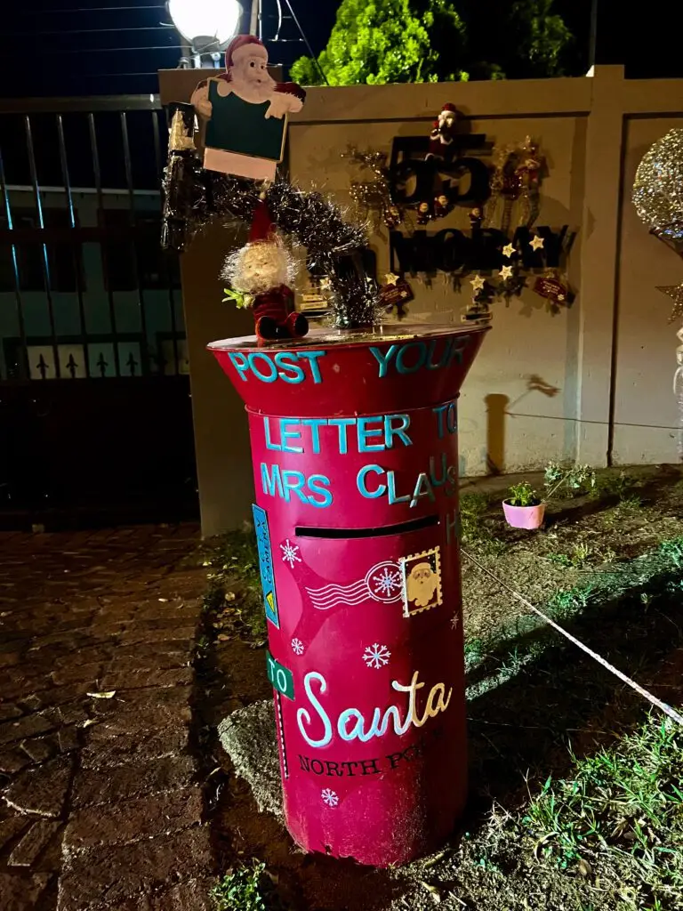 Santa Claus Letter Box at Moray avenue Bryanston