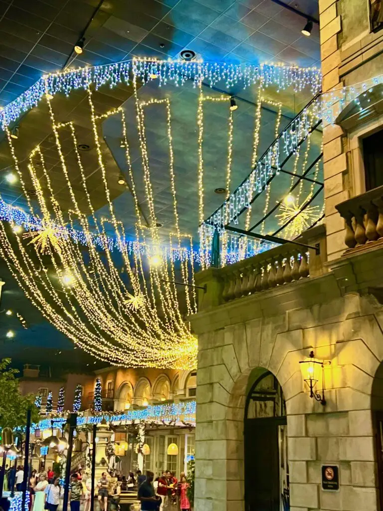 Christmas Lights at Monte Casino near the Thava Restaurant
