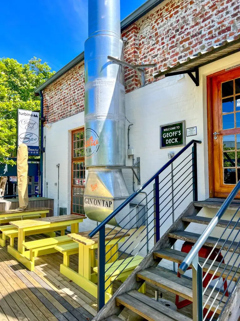 The al fresco terrace of the Bistro Bar