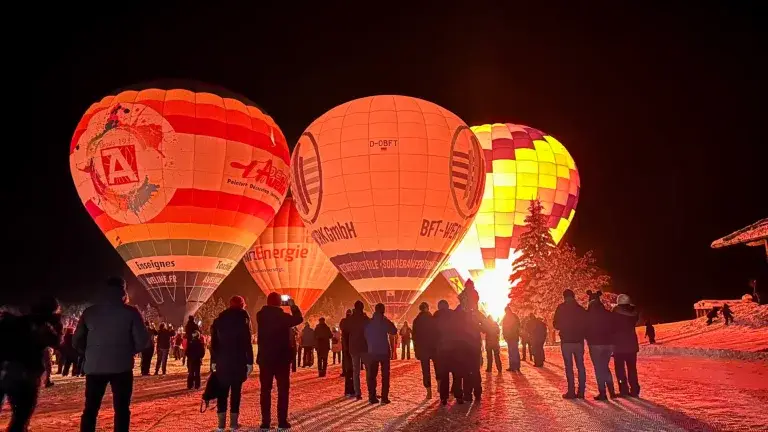 Ballonglühen, Tannheimer Tal, Ballonfestival