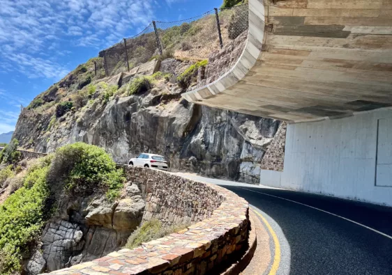 The tunnel on Chapman's Peak Drive in South Africa