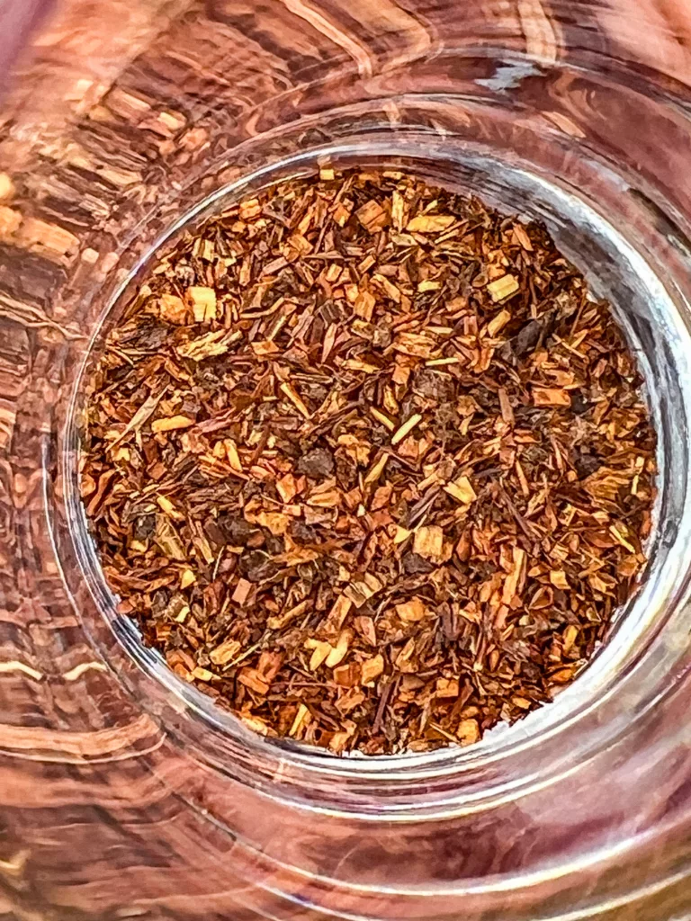 Rooibos tea leaves