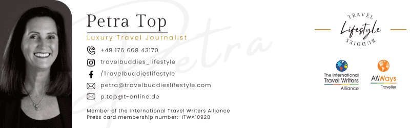 Petra Top Travel Buddies Lifestyle contact details Signature