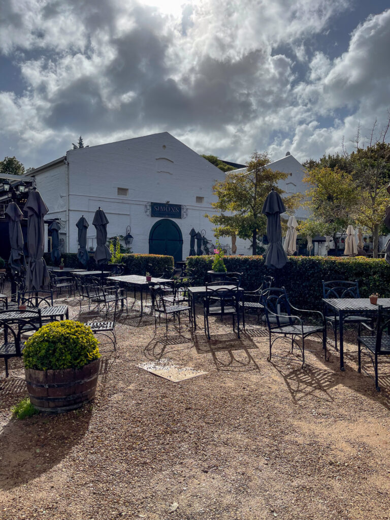 One of the restaurants at Groot Constantia