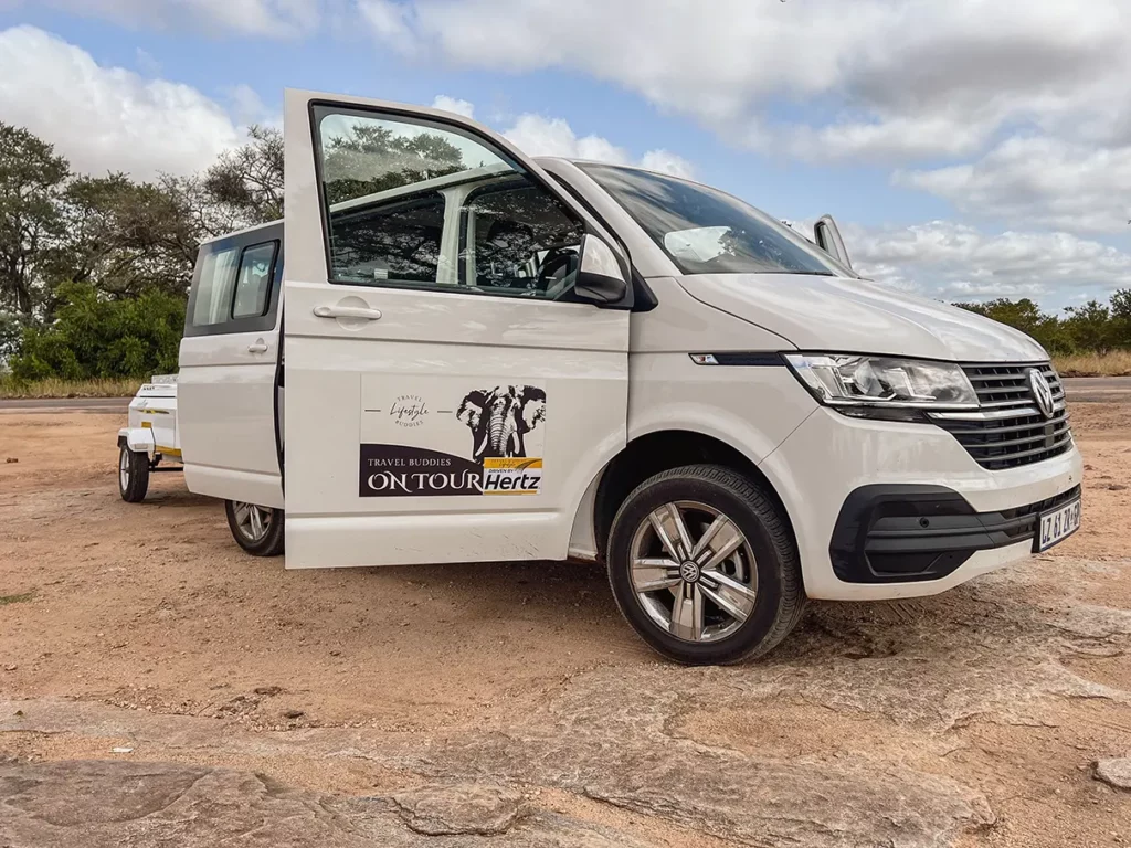 Our tour bus in Kruger