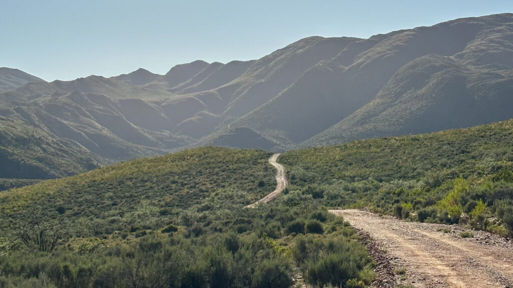 Landscape of the Klein Karoo in South Africa. Landschaft in der Karoo in Südafrika