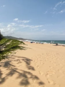 Beach views Cape Vidal, Kwa-Zulu Natal group tour
