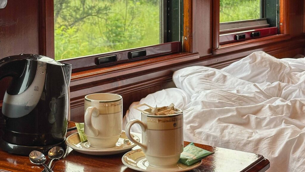 Kaffeestation in Delux-Suite in Rovos Rail