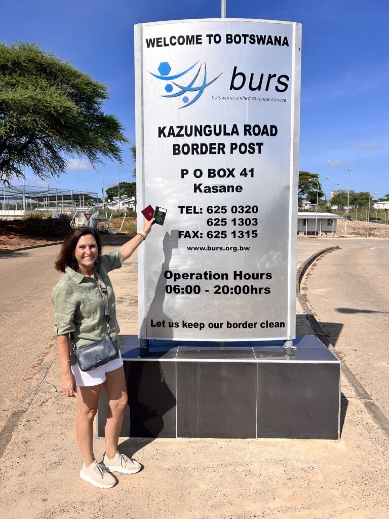 Crossing borders at Kazungula Road