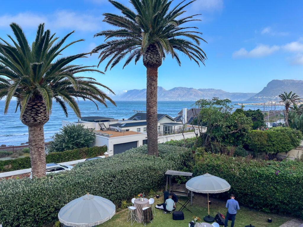 Sea views from the St James Homestead of the Rovos Collection in South Africa