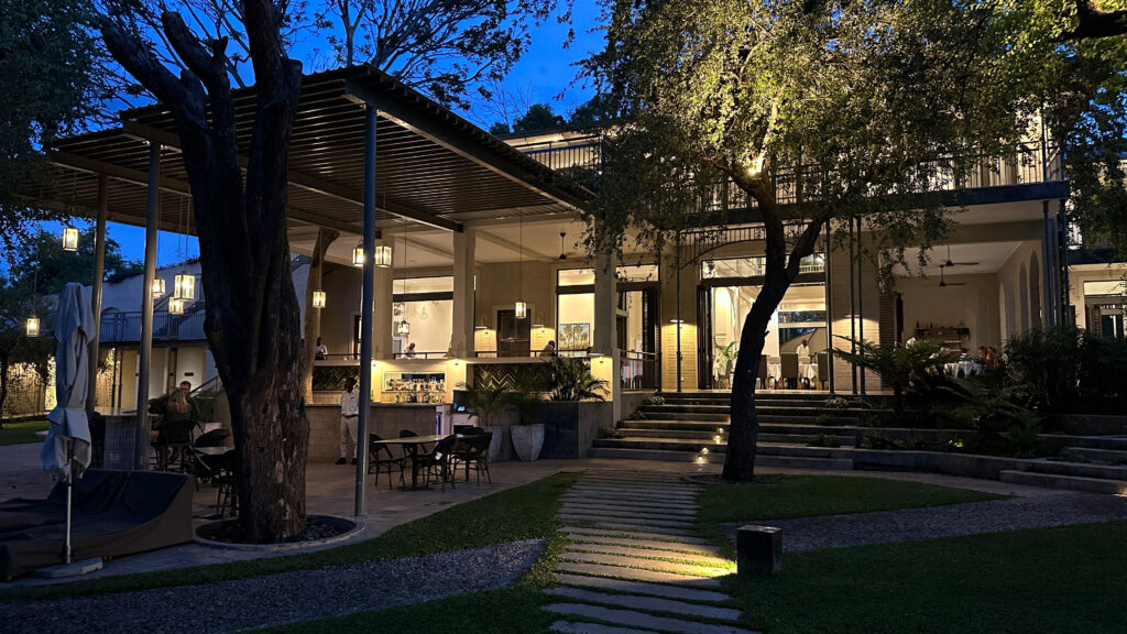 Evening Views of the Hotel in Zimbabwe