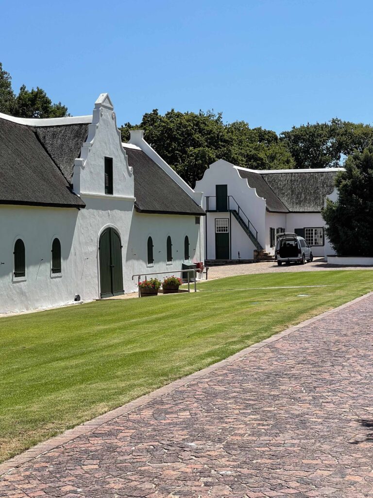 Kap Holländische Architektur La Motte Wine Estate. Cape Dutch buildings