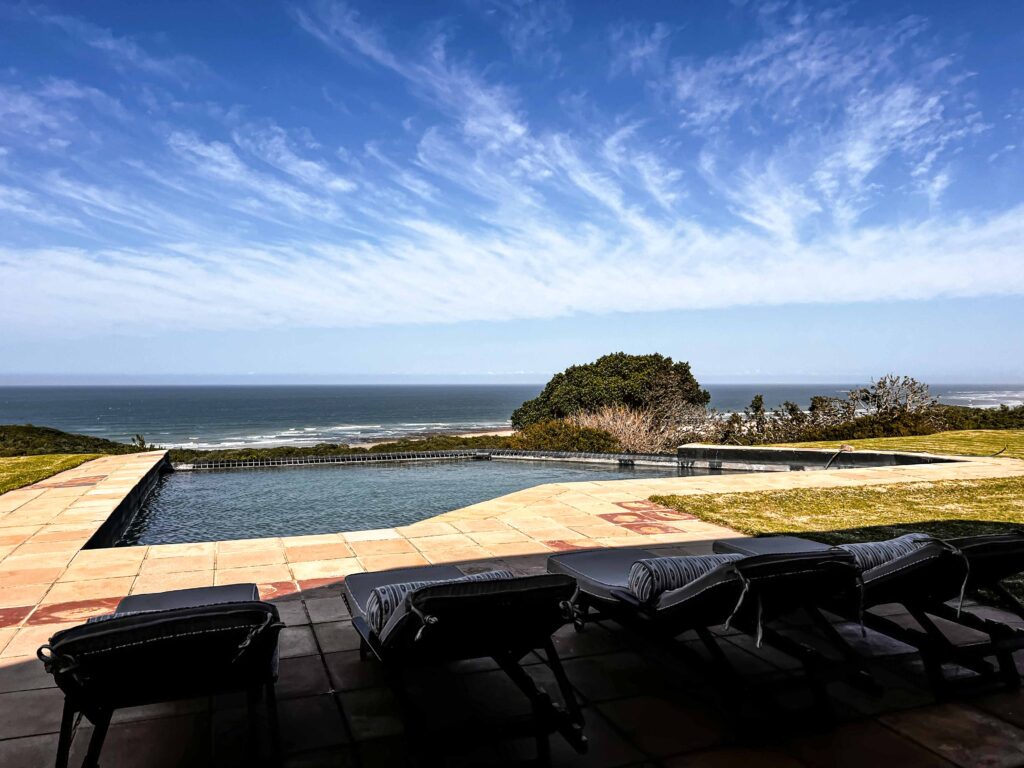 Pool with sea view at Sandcastle Luxury Villa